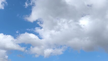 Wall Mural - enormous radiant cumulonimbus clouds developing