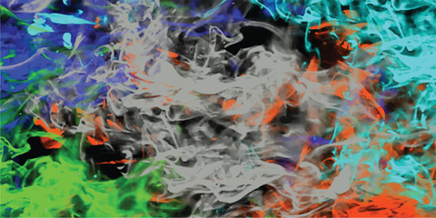 Wall Mural - abstract colorful artistic swirls and smoke texture with vivid hues and dynamic fluidity for modern 