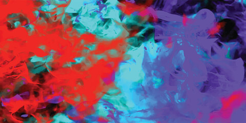 Wall Mural - abstract watercolor painting with bold colors expressing motion and energy in a dynamic artistic com