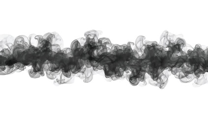 Wall Mural - monochromatic cloudscape, an ethereal blend of grayscale nebulosity against a void canvas