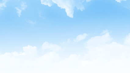 Wall Mural - beautiful universally cloudscape background. blue sky background texture with white clouds.