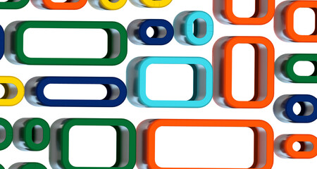 Wall Mural - Abstract Geometric backgrounds full Color