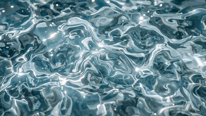 Wall Mural - displaying graceful streaming and swaying shapes