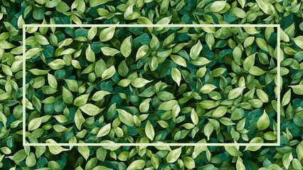 Wall Mural - abstract green foliage background for spring and summer themes
