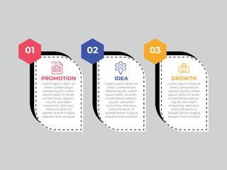 Wall Mural - vector infographic flat template circles for six label, diagram, graph, presentation. business conce