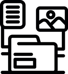 Wall Mural - keeping digital files organized with proper folder management for easy access and retrieval