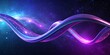 © 3Distic - Abstract purple and blue cosmic stream abstract background. 3d render