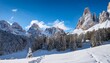 © Gillian - dito di dio in winter snow dusted majesty of the dolomite alps