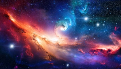 colorful cosmic design for mobile backgrounds with vibrant patterns and deep space visuals