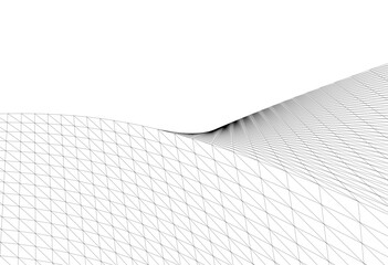Canvas Print - abstract shape structure vector illustration