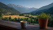 © Levan - experience tranquil ambiance of italy with morning coffee on balcony overlooking majestic mountains