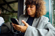 © Boris Jovanovic/Stocksy - Businesswoman communicate via her phone
