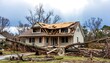 © Bagas - Severe storm damage home exterior