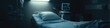 © Engineer Jahid - Hospital Bed with Pillow and Medical Equipment in Dim Room Lighting