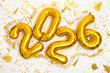 © Sibila and Pavel/Stocksy - Celebration With Golden Balloons and Confetti for New Year 2026