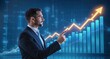 © Khadija - Businessman Analyzing Financial Growth Trend