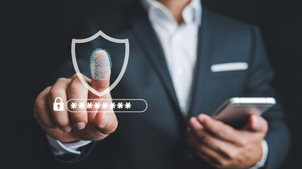 Secure your digital life with fingerprint and password protection technology