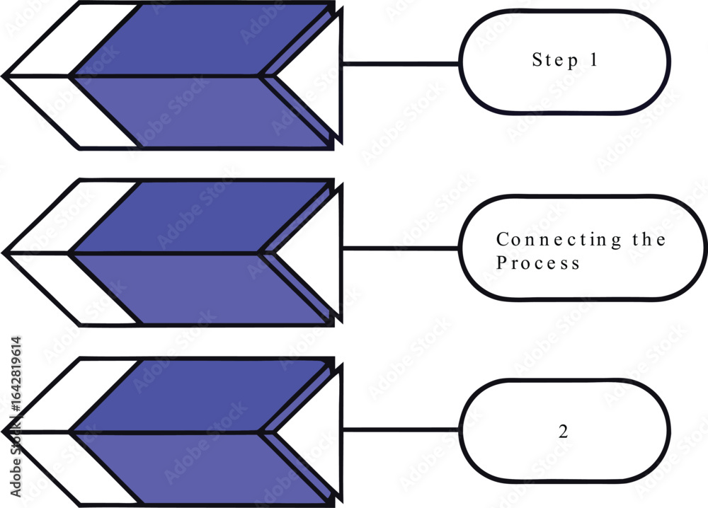 Data Flowchart Process Diagram with Three Nodes and Connections Stock ...