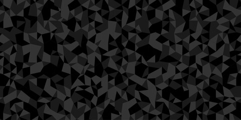 Wall Mural - geometric black and gray cube square low polygon texture wallpaper. abstract surface creative diamon