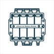 © Warten Weg - Lithium Ion Battery Module Vector Illustration Lithium ion battery module