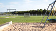 © Wladimir Losowski - playground without children, children's playground, swing, slide