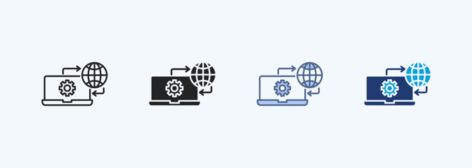 Connection Multiple Style Icon Collection