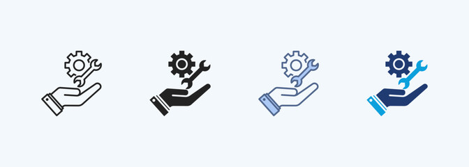 Maintenance Multiple Style Icon Collection