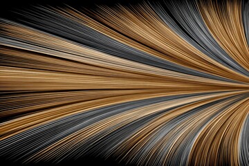 Canvas Print - abstract radiant energy and sun rays emanating light pattern on black canvas creating visual texture