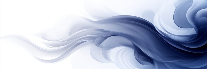 Wall Mural - abstract flowing pattern of blue gradient, modern background design with elegant color contrast