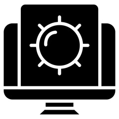 Wall Mural - Code Settings icon vector image. Can be used for Web Hosting.