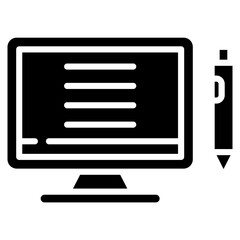 Text Editor icon vector image. Can be used for Computer Programming.