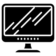 Wall Mural - Monitor icon vector image. Can be used for Electric Circuits.