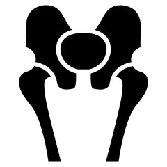 Wall Mural - Femur icon vector image. Can be used for Human Anatomy.