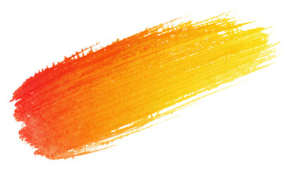 Wall Mural - vibrant brushstroke with an isolated transparent presentation exhibiting textured gradient