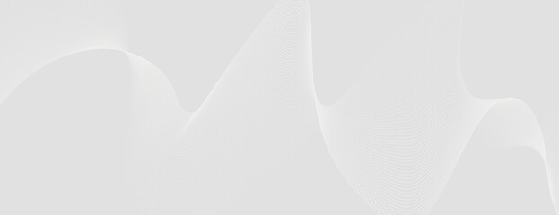 Wall Mural - a light gray background with a smooth, wavy texture. the gray background creates a soft, minimalist 