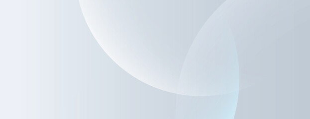 Wall Mural - a soft, abstract background with overlapping white and light gray curves. the background is smooth a