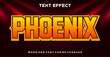 © sunardi - Phoenix editable text effect