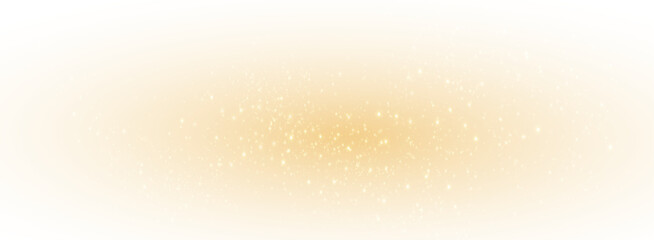 Wall Mural - Dust, yellow, glowing, light, gold in PNG with shimmering stardust. This PNG Overlay on transparent background creates a bright festive glow for elegant holiday cards, luxury visuals, magic