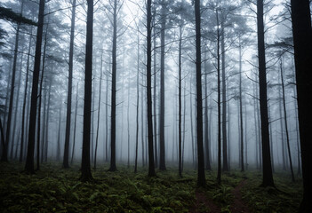  Photo Misty forest 