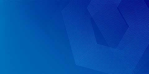 Poster - Hexagon Blue Tech Finance Fintech Background Abstract Pixel Pattern. Abstract Business Tech Modern Art Abstract. Eps 10
