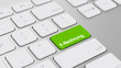 © Robert Kneschke - Grüne Taste mit Schriftzug E-Rechnung auf Tastatur als Business Konzept