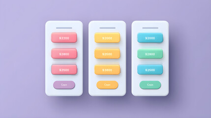 buttons for web vector