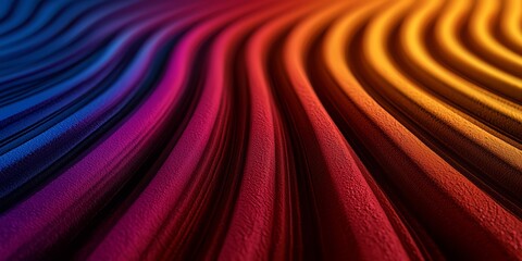Wall Mural - colorful, abstract design with a red stripe. the design is made up of many different colors and shap