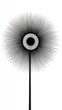 © Julia - A beautiful black and white floral x-ray illustration with delicate petals and soft textures serves as an artistic representation of nature's elegance