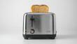 © sela_selo - Modern Toaster With Slice of Bread on a White Background
