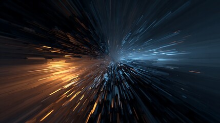 Wall Mural - abstract explosion of light and color, a dynamic burst of energy creating a sense of speed and motio