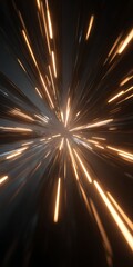 Wall Mural - abstract motion blur of light trails creating a sense of speed and movement, perfect for conveying f