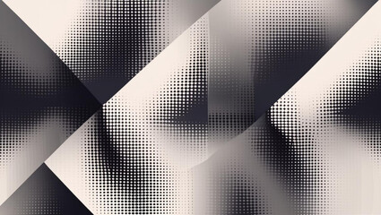 Wall Mural - Abstract Geometric Background with Halftone Texture
