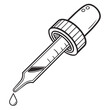 © CHAPOLCHANDRO - Medicine Dropper Icon Medical Symbol Illustration for Healthcare and Drugstore Design