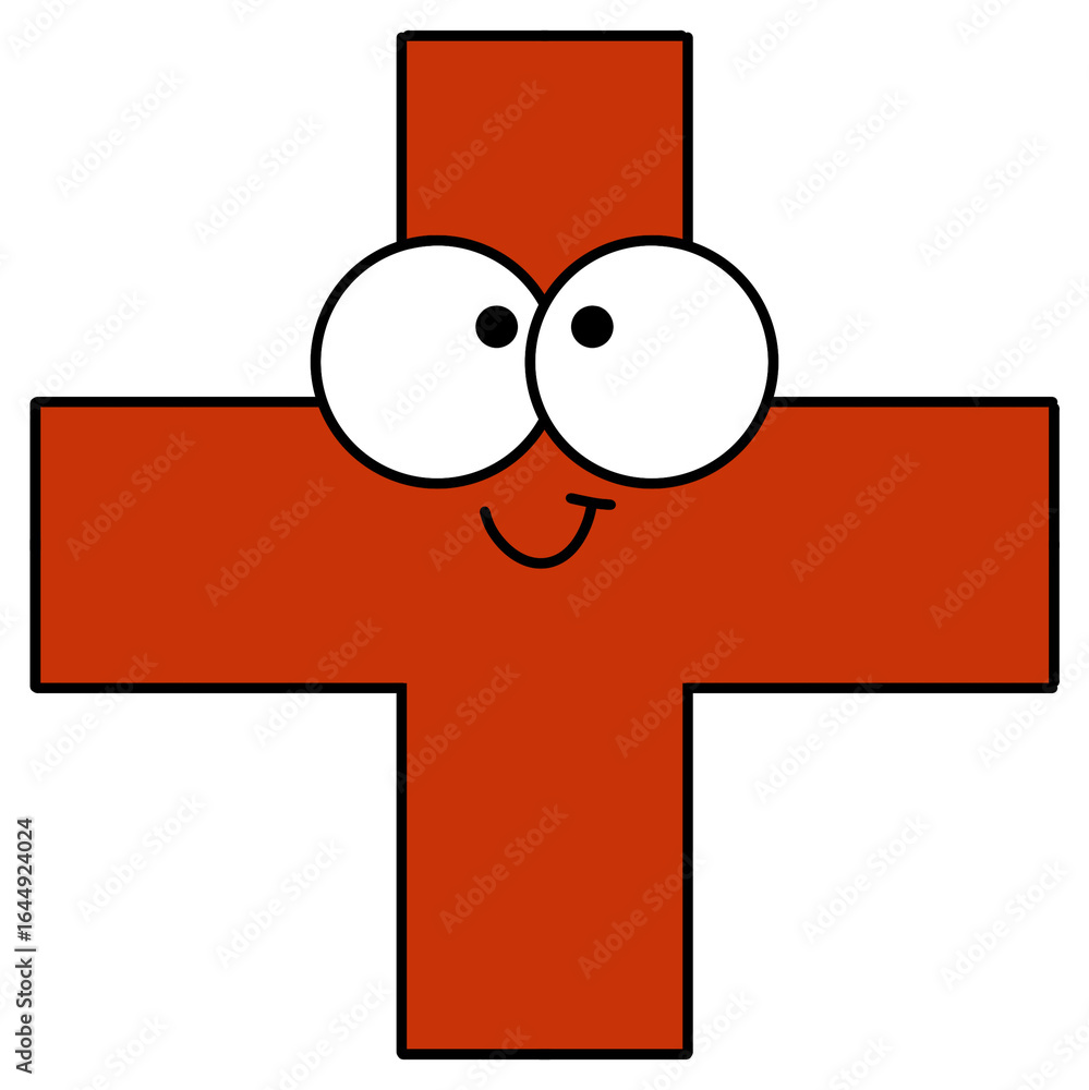 plus math symbol math sign icon cute cartoon for kids back to school ...